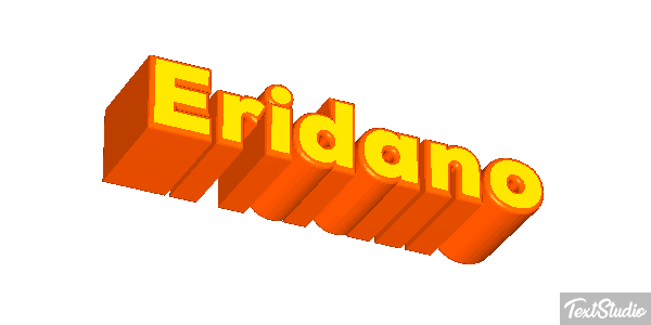 Eridano Effetto testo