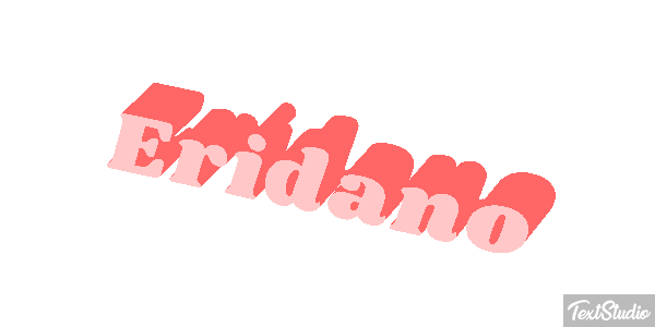 Eridano Effetto testo