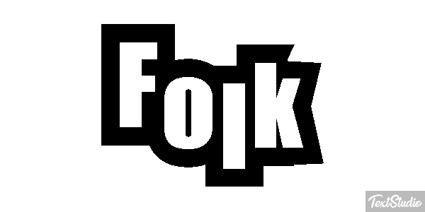 Folk Texteffekt