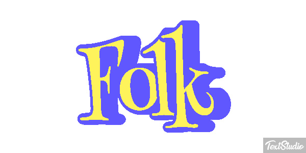 Folk Texteffekt