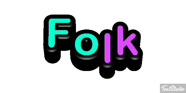 Folk Texteffekt