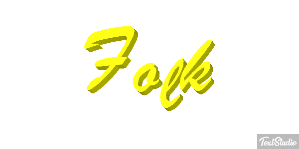 Folk Texteffekt