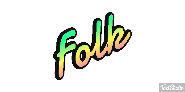 Folk Texteffekt