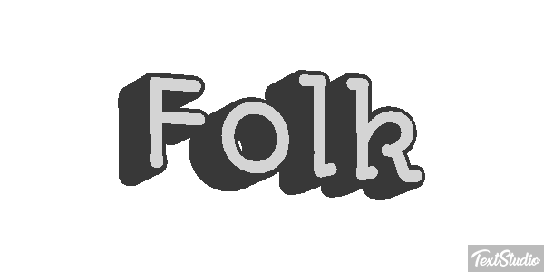 Folk Texteffekt