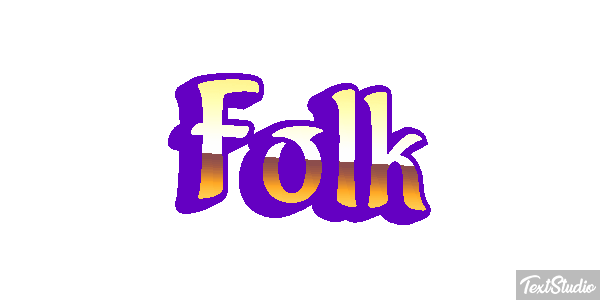 Folk Texteffekt