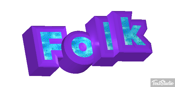 Folk Texteffekt
