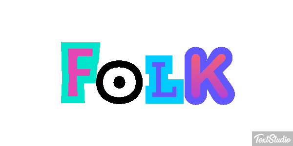 Folk Texteffekt