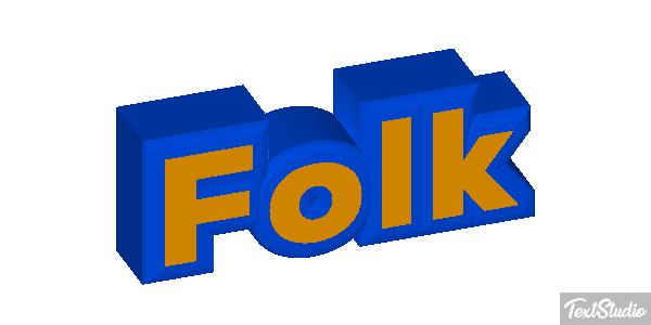 Folk Texteffekt
