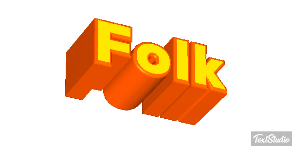 Folk Texteffekt
