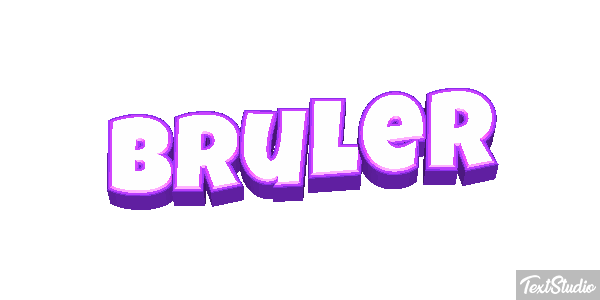 Brûler Effet de texte