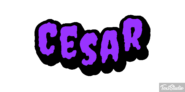 César Текстовый эффект