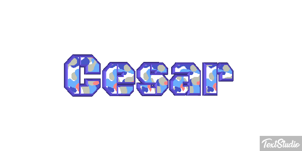 César Текстовый эффект