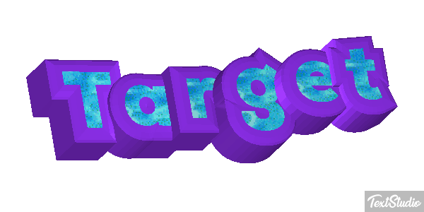 Target Efecto de texto