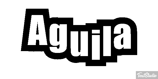 Águila Effet de texte