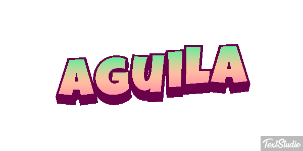 Águila Effet de texte
