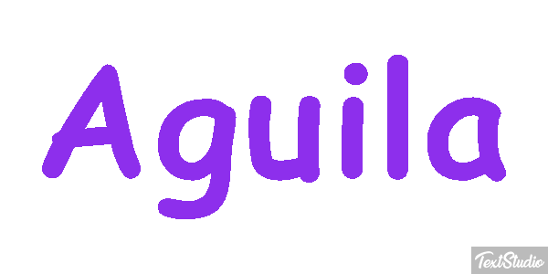 Águila Effet de texte
