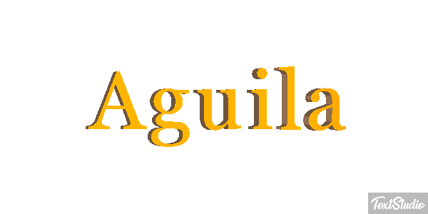 Águila Effet de texte