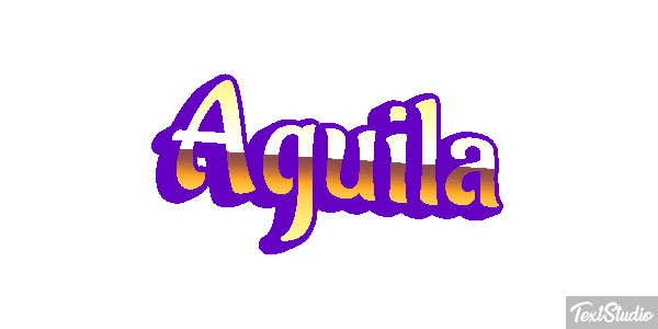 Águila Effet de texte