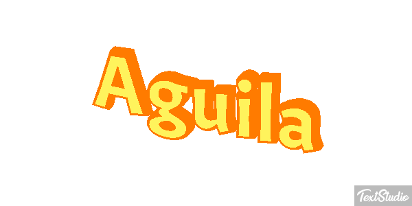 Águila Effet de texte