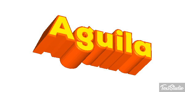 Águila Effet de texte