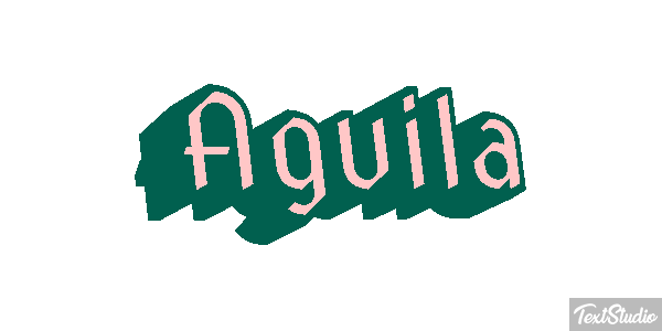 Águila Effet de texte