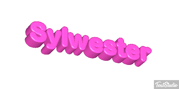 Sylwester Tekst effect