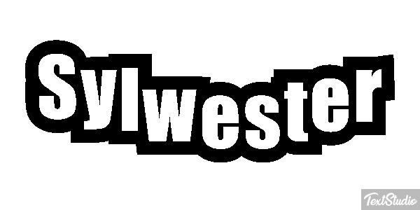 Sylwester Tekst effect