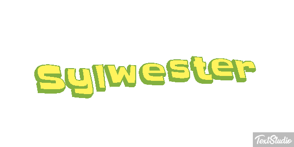 Sylwester Tekst effect