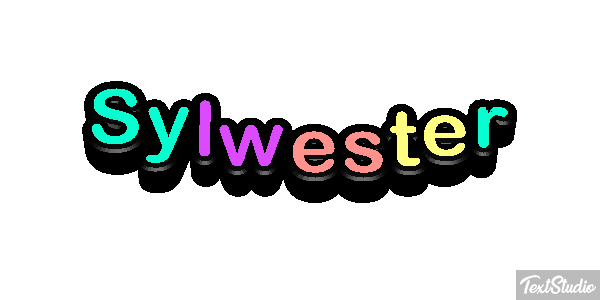 Sylwester Tekst effect