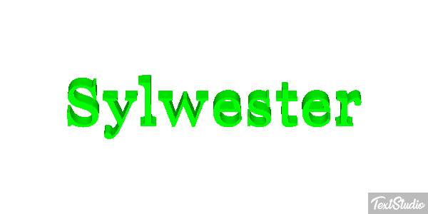 Sylwester Tekst effect