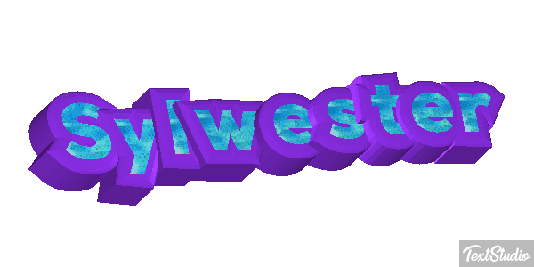 Sylwester Tekst effect