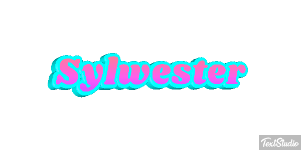 Sylwester Tekst effect