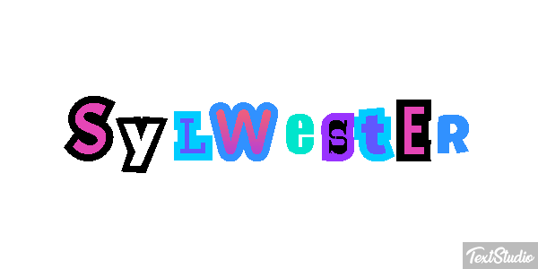 Sylwester Tekst effect