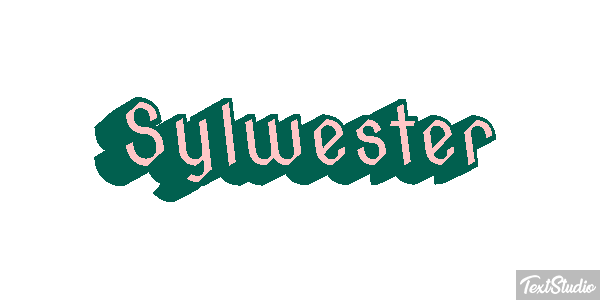 Sylwester Tekst effect