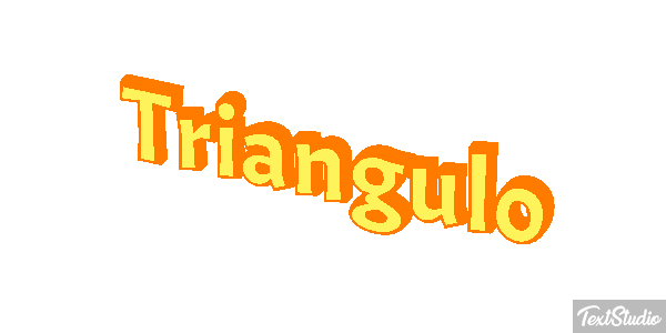 Triângulo Efeito do texto