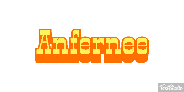 Anfernee Text effect