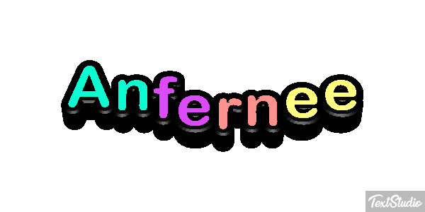 Anfernee Text effect
