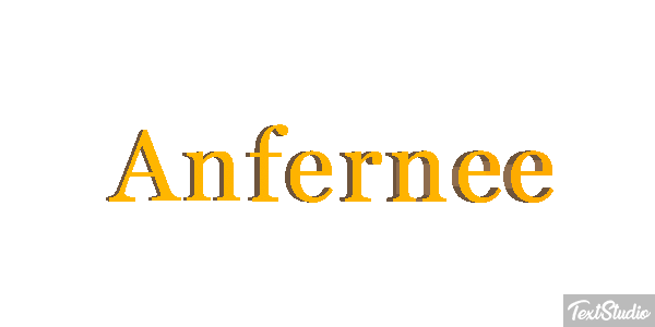 Anfernee Text effect