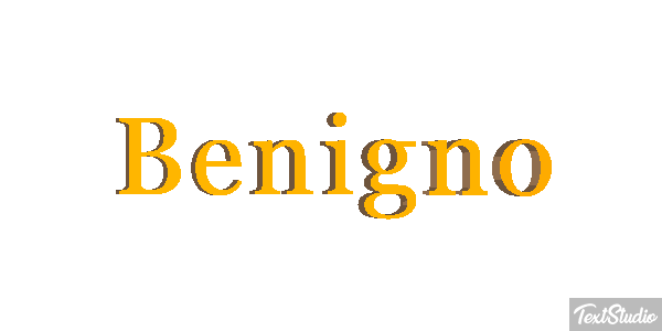 Benigno Effetto testo