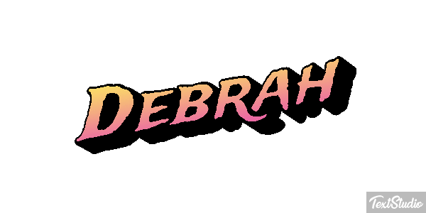 Debrah Text effect
