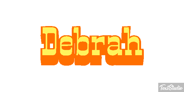 Debrah Text effect