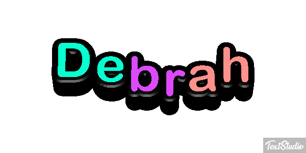 Debrah Text effect