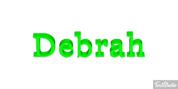 Debrah Text effect