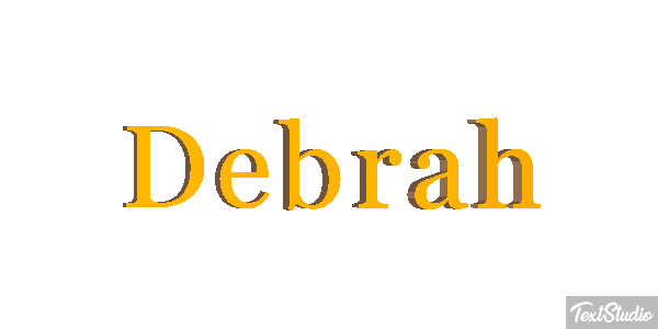Debrah Text effect