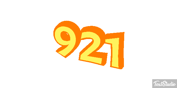 921 Text effect