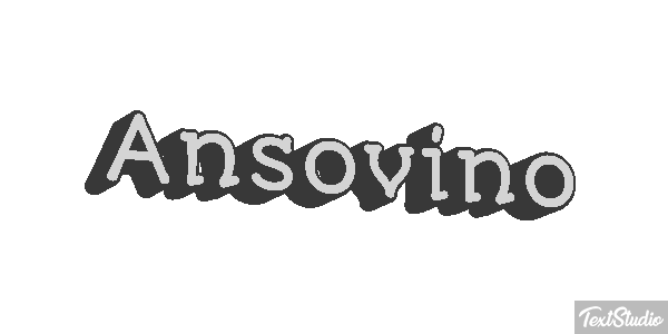 Ansovino Texteffekt