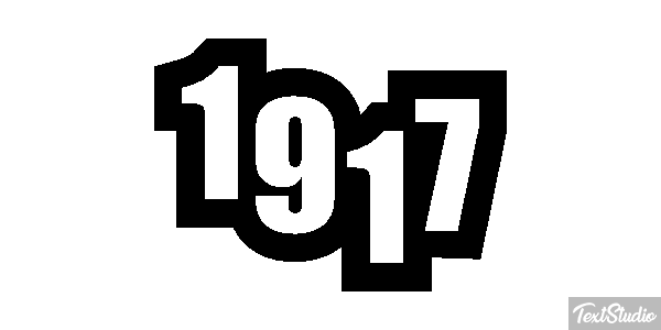1917 Metin efekti