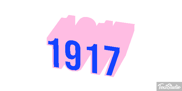 1917 Metin efekti