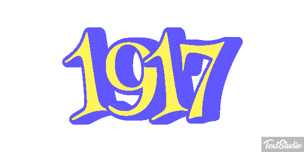 1917 Metin efekti