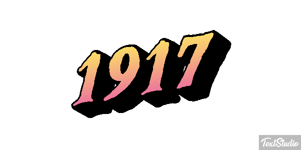 1917 Metin efekti